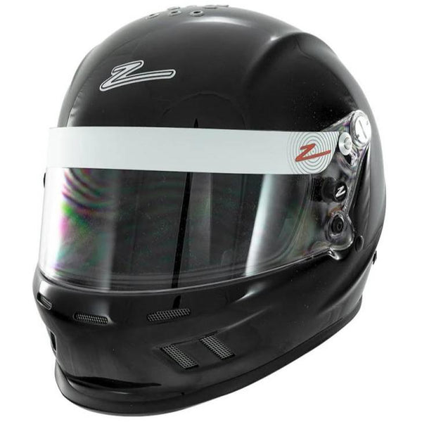 The Zamp RZ-37Y youth racing helmet in gloss black